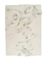 Dylan Lewis, Spoor XII, acrylic plaster and pigment