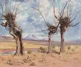 Willem Hermanus Coetzer, Bare Trees with Distant Mountains