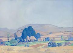 Jacobus Hendrik Pierneef, Plaas Hartbeesfontein, Pretoria, oil on canvas