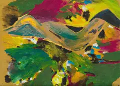 Lucy Jane Turpin, Untitled (Abstract Landscape), oil on canvas