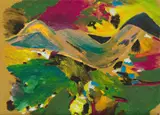 Lucy Jane Turpin, Untitled (Abstract Landscape), oil on canvas