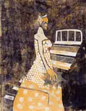 Portia Zvavahera, Musingle a Kubuda, coloured woodcut on paper