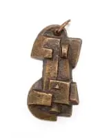 Pendant I by Edoardo Villa, bronze, sold Jul 2024