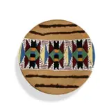 Kalahari Studio, Plate with beadwork inspired motif I