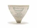 Rebecca Tetley, Blueprint Bowl, porcelain with colour oxide stains