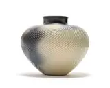 Ian Garrett, Reflection, 2011, hand built, burnished and sagger fired ceramic