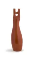 Hannah Massey, What's a Girl to Do, sienna glazed stoneware