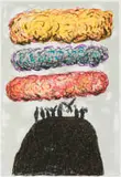 Colbert Mashile, Nong-la-Monago, colour lithograph on paper