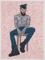 Conrad Botes, Young Haddock, handprinted screenprint on 100% archival paper