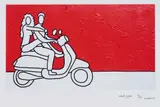 Richard Scott, Naked Joyride, photolithograph on paper