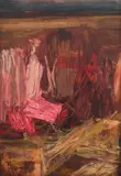 Hannes du Plessis, Abstract II, oil on board