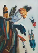 Nigel Mullins, The Inevitable, oil on board