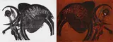 Raymond Andrews, Abstract Figural Compositions, two