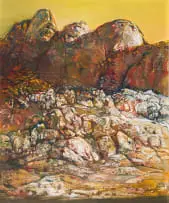 Joss Nell, Pondok Mountains, South West Afrika, oil on canvas
