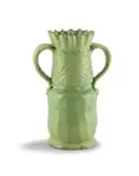 Green Vase by Hylton Nel, painted and glazed ceramic, sold Jul 2024