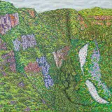 Charles Felmore, Mountain Landscape, oil on canvas