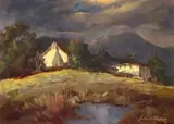 Johannes Oldert, Farmhouse and Mountains