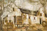 Christine Marais, Spier Manor House, oil on canvas laid down on board