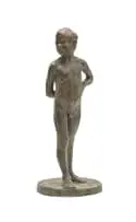Dylan Lewis, The Artist's Son, Joel Lewis (S88), bronze with a brown patina