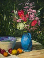 Alice Toich, Birthday Bouquet, oil on canvas