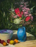 Alice Toich, Birthday Bouquet, oil on canvas