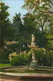 Alice Toich, Geese Pond, Company Gardens, oil on canvas