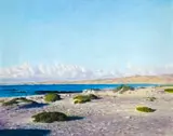 Walter Meyer, Stormvogelbucht, Lüderitz, oil on canvas