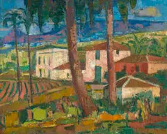 Alfred Krenz, Madeira, oil on canvas