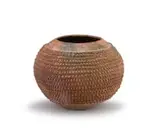 Mncane Nzuza, Pit-fired earthenware pot with relief patterns