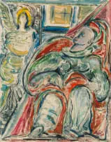 Irma Stern, The Guardian, monotype on paper