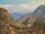 Gabriel de Jongh, Valley Landscape, oil on canvas