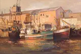 Ruth Squibb, Harbour Scene
