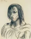 Irma Stern, Pondo Woman, colour photolithograph on paper