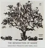 William Kentridge, The Benediction of Shade, Poster, 2013, digital colour print on paper
