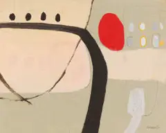 Trevor Coleman, Organic Abstract II, acrylic on paper