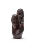 Michael Gagashe Zondi, The Lovers, carved wood