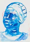 Nelson Makamo, Figure with Glasses and Hat