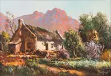 Tinus de Jongh, The Homestead, oil on canvas