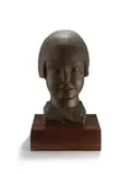 Moses Kottler, Cassie, 1936, bronze with a brown patina, on a wooden base