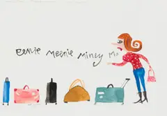 Piet Grobler, Lost Luggage, watercolour on paper