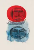 Jan Vermeiren, Nagaswa, monotype on paper