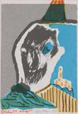 Robert Hodgins, English Knight, colour screenprint on paper