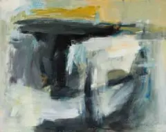 Fred Schimmel, Abstract #1080, oil on canvas