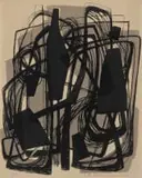 Bettie Cilliers-Barnard, Abstract Composition, lithograph on paper