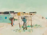 Marjorie Wallace, Hanging Laundry