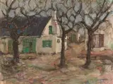 Klopper Trust Building by Pieter van der Westhuizen, pastel on paper, sold Jun 2024