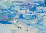 Marjorie Wallace, Under the Sea, gouache on paper