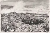 William Kentridge, WWI (Zeno Writing), charcoal and red conté on paper