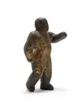 Herman Van Nazareth, Untitled (Standing Figure), bronze with an aged patina and cement