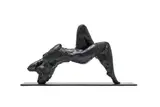 Dylan Lewis, Trans Figure (S263), bronze with a black patina